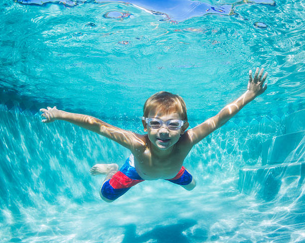istock Young Boy Diving Underwater in Swimming Pool 529007997