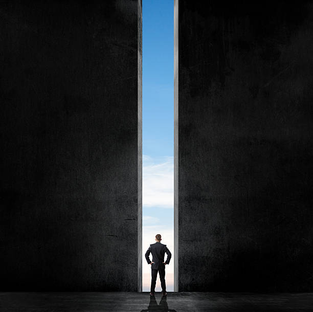 istock Silhouette of businessman 529026179