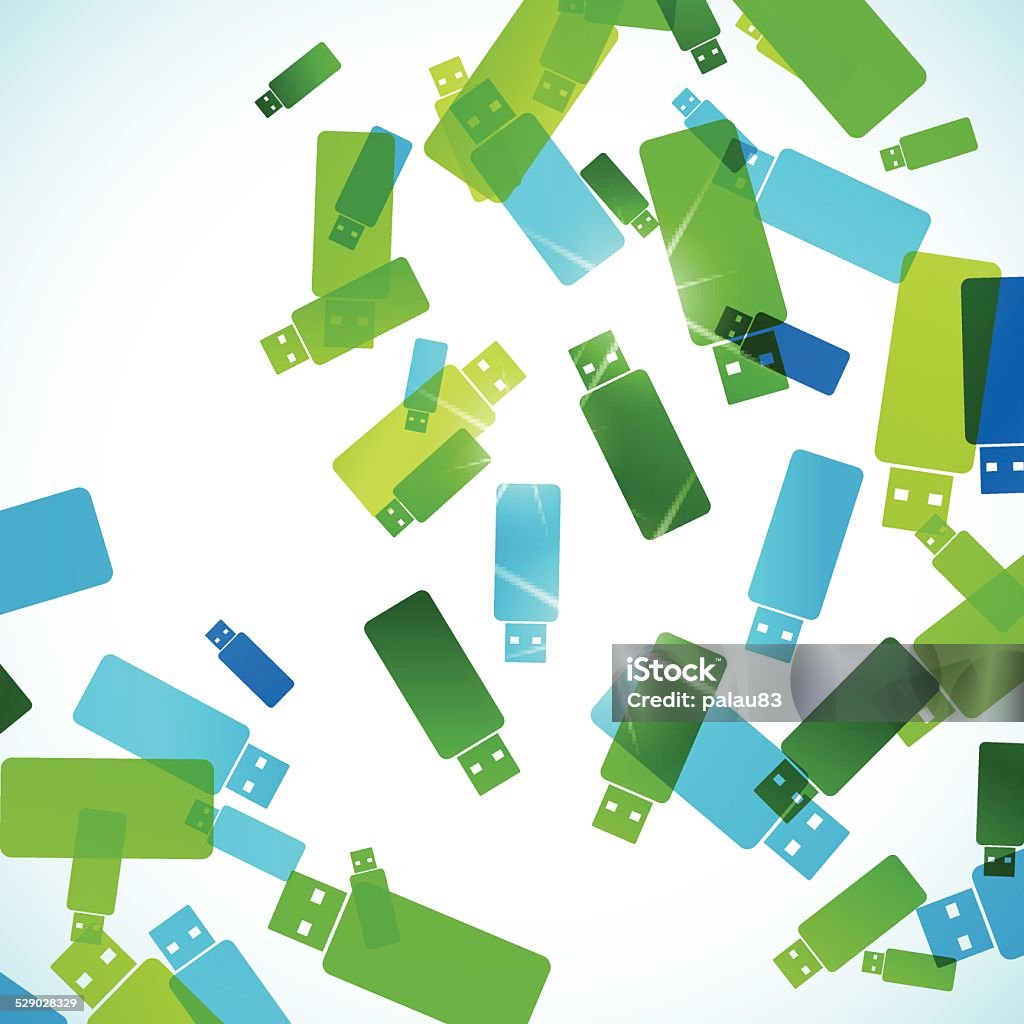 Abstract Usb Design Abstract Background Usb Stock Illustration - Download Image Now ...