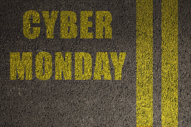istock inscription on asphalt cyber monday 529030693