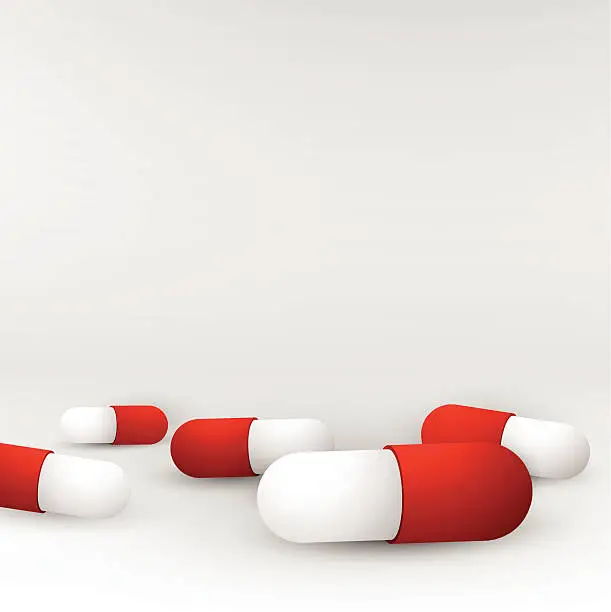 Vector illustration of Medicine pills