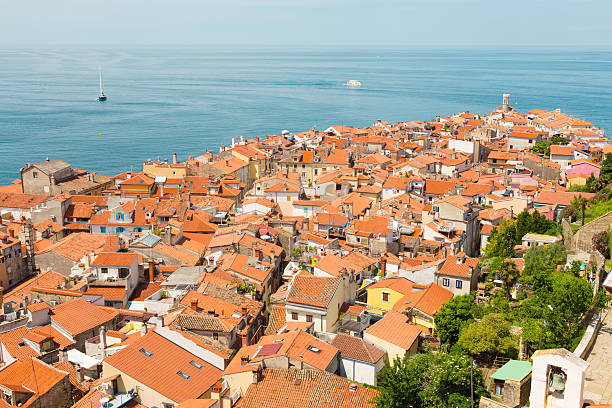 istock Picturesque old town Piran, Slovenia. 529049645