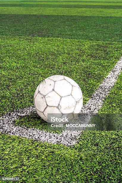 Corner Kick Stock Photo - Download Image Now - Agricultural Field, Angle, Corner Marking