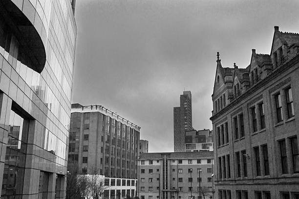 istock Black And White Cityscape/Buildings 529049958