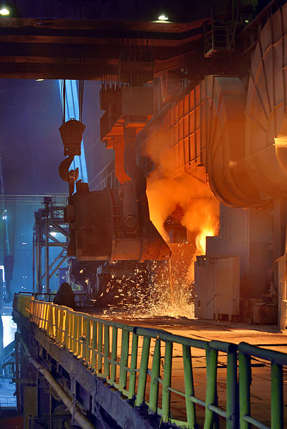 istock Pouring of liquid metal 529050507