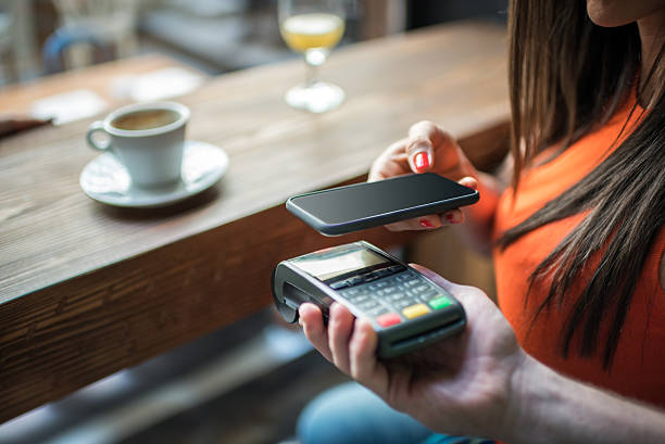 istock Contactless payment system with mobile phone 529051062