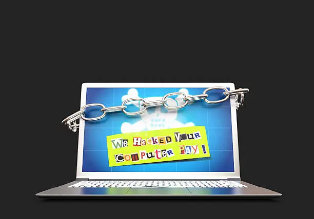 Photo of Ransomnote Ransomware Computer hack