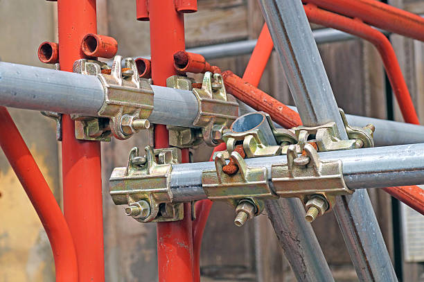 istock Clamp metal scaffolding 529052670