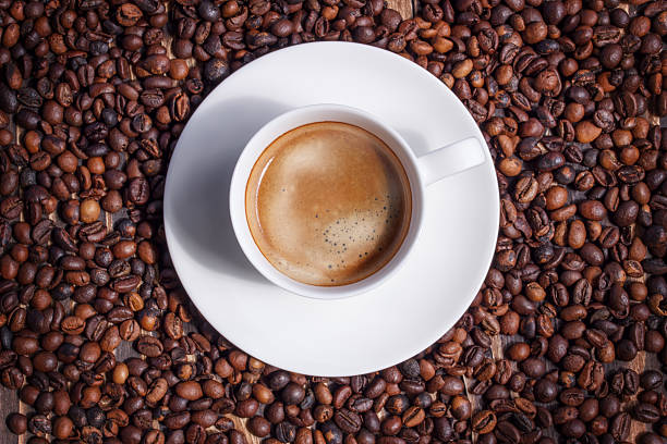 istock cup of coffee on wooden table 529052786