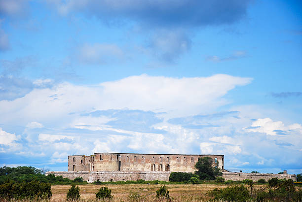 Borgholms castle ruin at the island Oland in Sweden