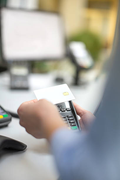 istock Contactless payment with credit card 529056454