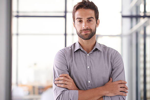 istock Composed in the corporate world 529058950
