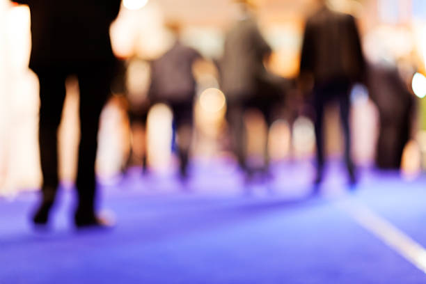 istock Businessmen walking, job fair 529059352