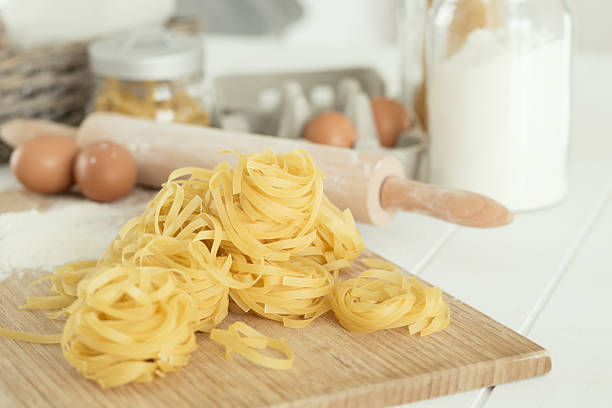 istock Dry tagliatelle ready to cook 529061824