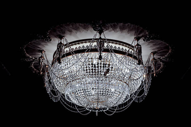 istock Chrystal chandelier close-up. 529062968
