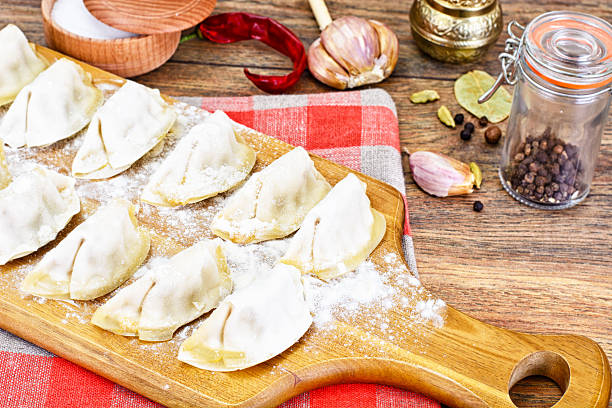 istock Homemade Dumplings, Russian Pelmeni 529063460
