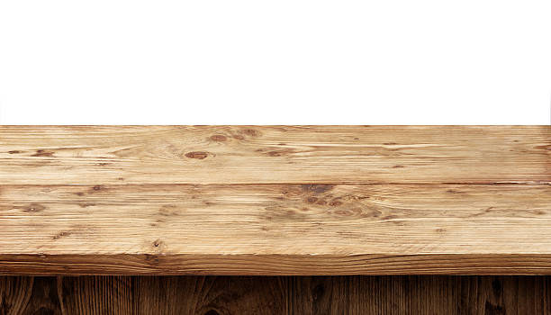 деревенский деревянный столик - untergrund стоковые фото и изображения