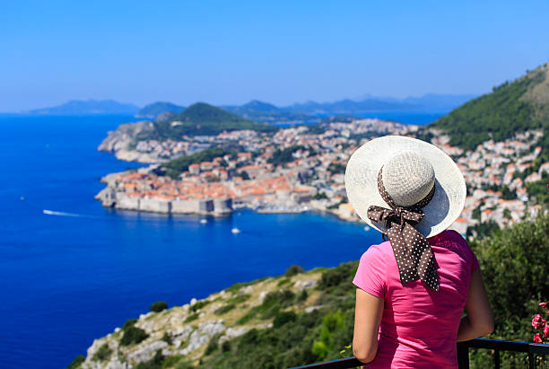 istock young woman on vacation in Europe 529065341