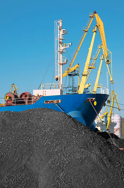 istock Coal in the port. 529069465