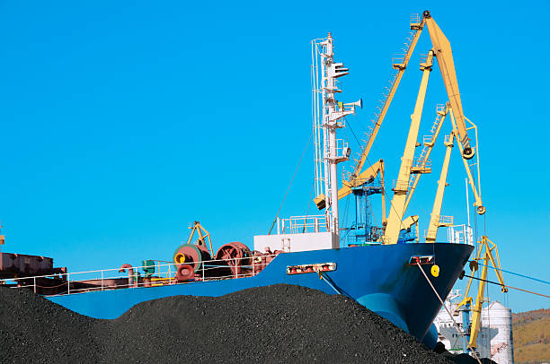 istock Coal in the port. 529069467