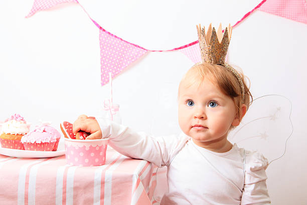 istock little princess at pink party 529070891