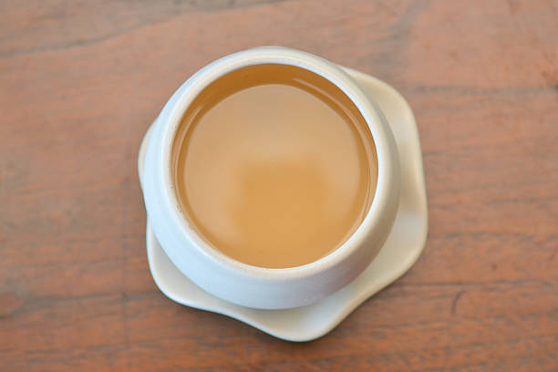 istock hot coffee with milk for drink 529072531