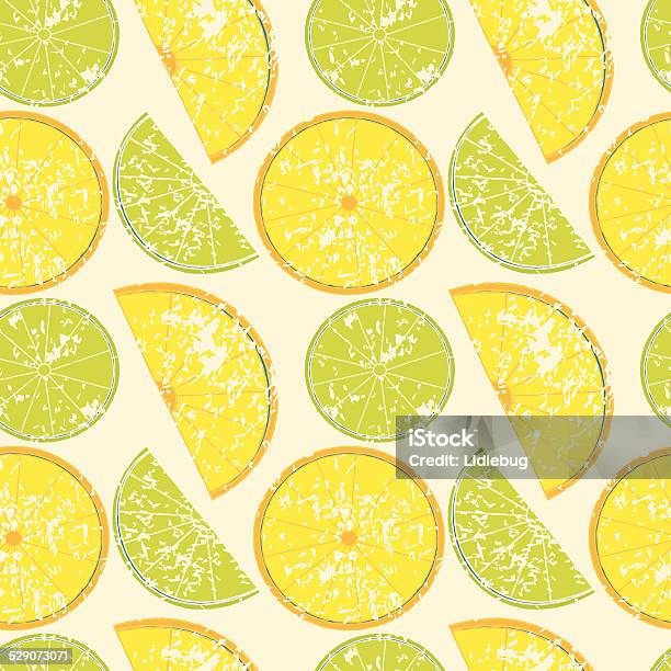 Seamless Lemon And Lime Pattern Stock Illustration - Download Image Now ...