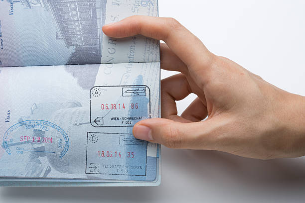 istock U.S. Passport with Schengen and U.S. stamps 529078383