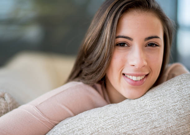 istock Casual woman at home 529078467