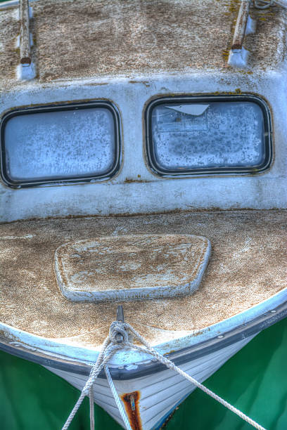 istock old boat tied to the dock 529078787