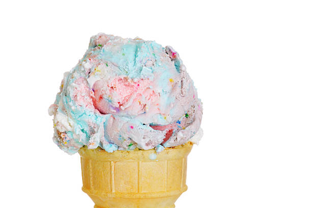 istock closeup birthday cake ice cream cone 529080570