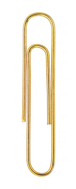 istock Gold Paper Clip isolated 529082747