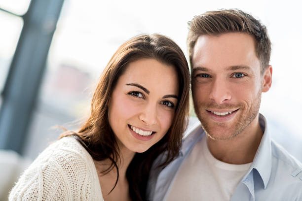 istock Happy couple at home 529095461