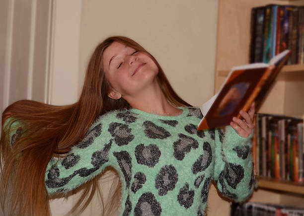 Acting girl.