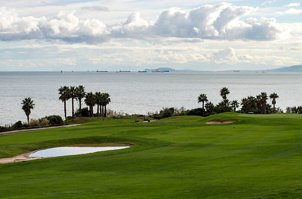 istock Golf course in Alcaidesa, Andalusia, Spain 529101129