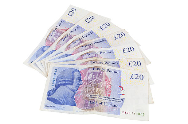 istock Banknotes of 20 english pounds 529102429