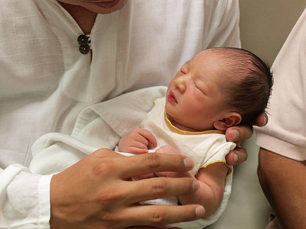 istock Newborn baby in the hand 529113855