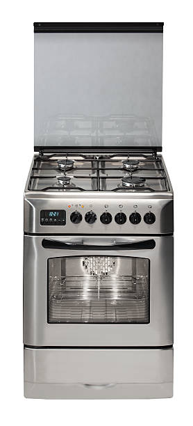 istock Stainless steel gas stove with elecrtic oven 529114277
