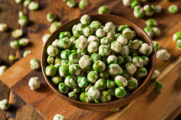 istock Homemade Dry Spice Wasabi Peas 529115735