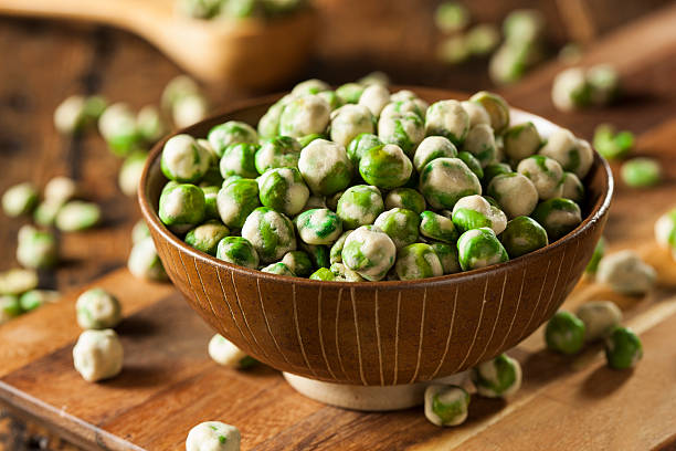 istock Homemade Dry Spice Wasabi Peas 529115737