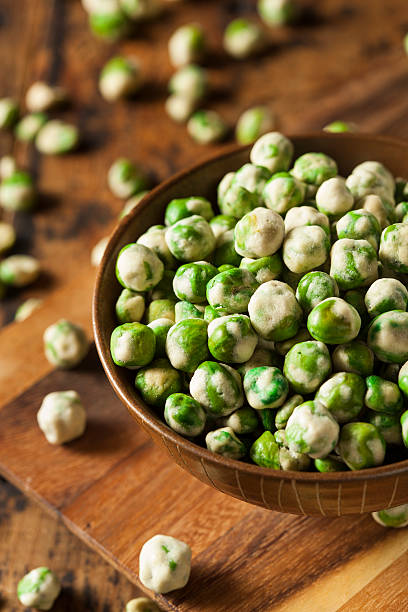 istock Homemade Dry Spice Wasabi Peas 529115741