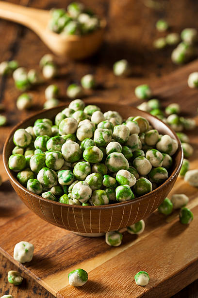 istock Homemade Dry Spice Wasabi Peas 529115743