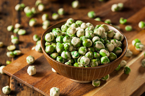 istock Homemade Dry Spice Wasabi Peas 529115745