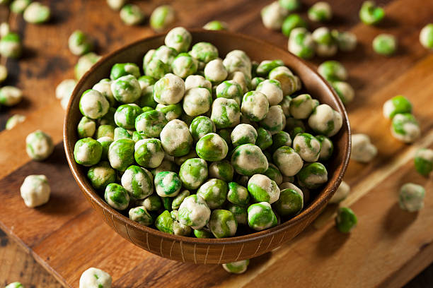 Homemade Dry Spice Wasabi Peas