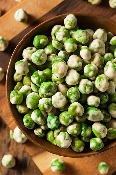 istock Homemade Dry Spice Wasabi Peas 529115751