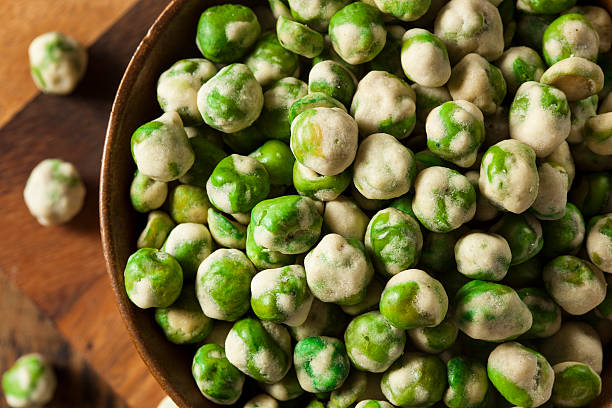 istock Homemade Dry Spice Wasabi Peas 529115753
