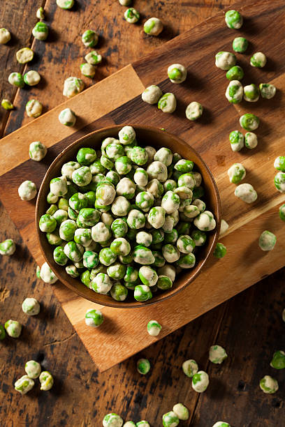 istock Homemade Dry Spice Wasabi Peas 529115757