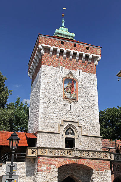 istock Historical St. Florian's Gate in city Cracow - Poland 529115763
