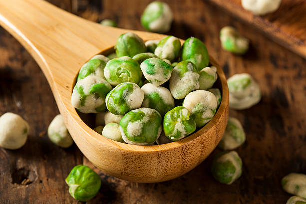 istock Homemade Dry Spice Wasabi Peas 529115769