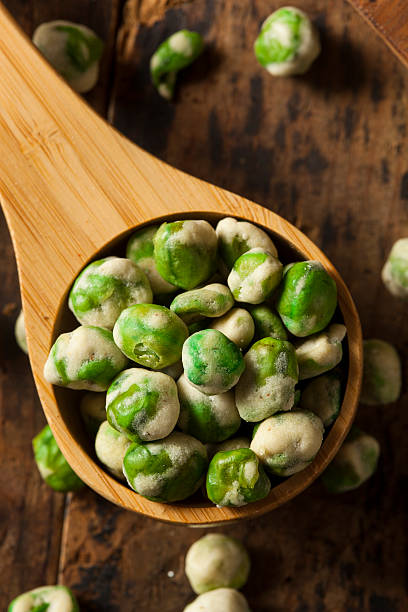 istock Homemade Dry Spice Wasabi Peas 529115781